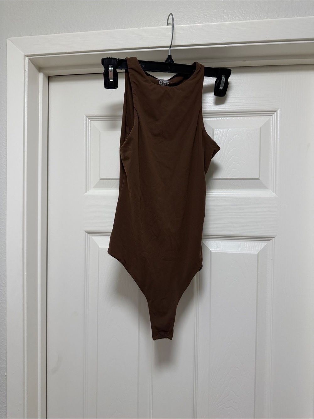 Skims Brown Sleeveless One-Piece Bodysuit